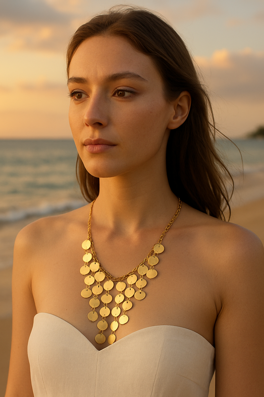 Collier à Pampilles « Lina »